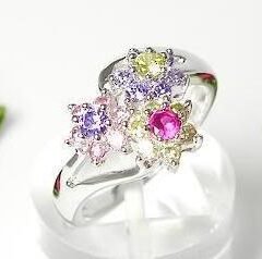 Fin silver ring med glittrande cubic zirconia