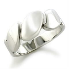 Mode vitguldpläterad ring i vackert design